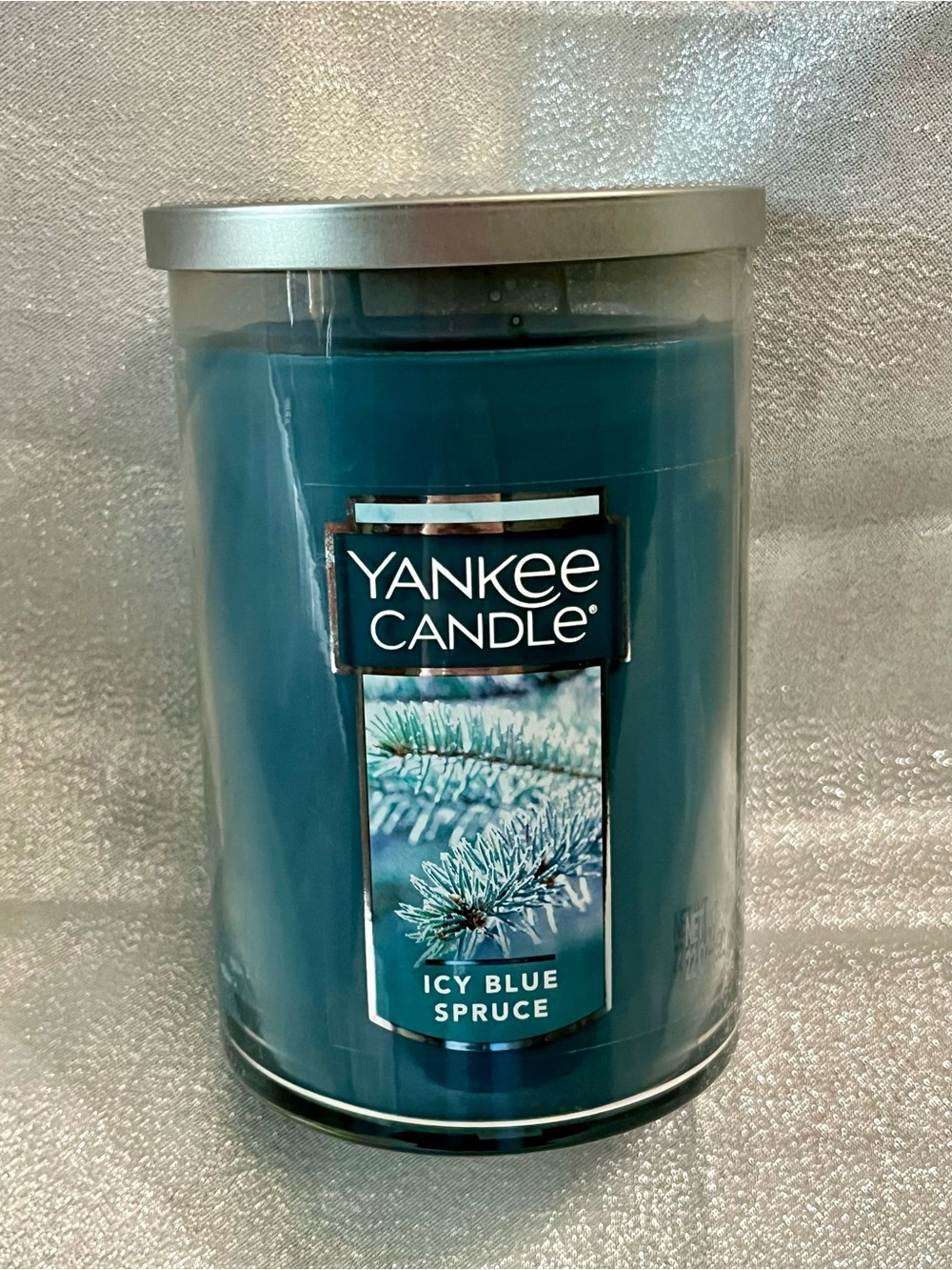 ICY BLUE SPRUCE 22oz 2 Wick Large Tumbler Yankee Candle